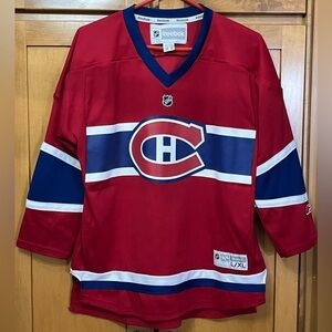 Montreal Canadians Reebok Youth L/XL Hockey Jersey